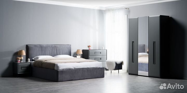 Кровать двуспальная без посредников