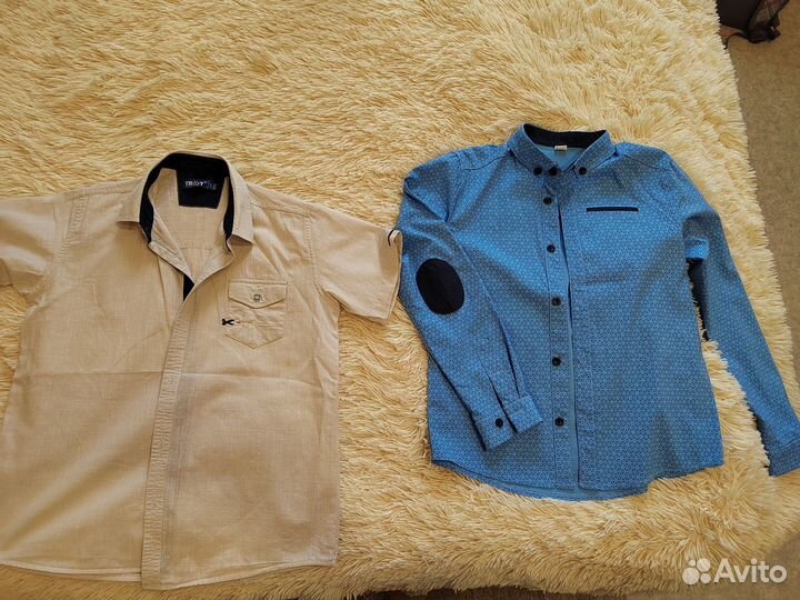 Рубашка для мальчика 10 лет (146р)