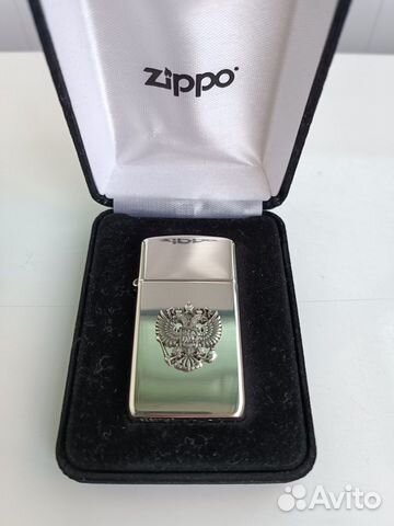 Zippo 1500 Slim Sterling Silver серебро 925