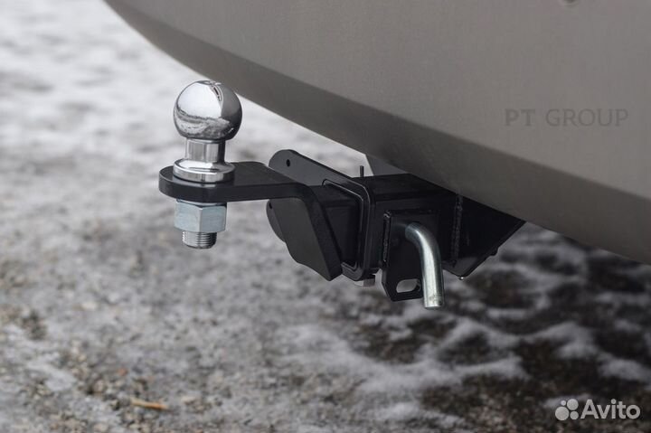 Фаркоп для Hyundai H-1, Starex, съемный квадрат