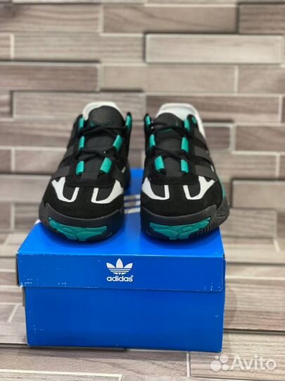 Кроссовки Adidas Niteball Black Green (36-45)