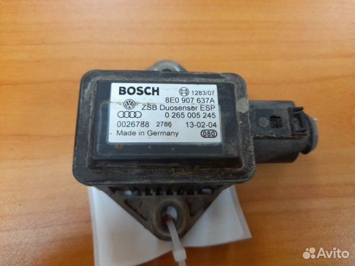 Датчик ускорения Audi A8 D3 2003-2010