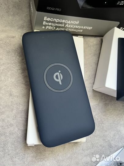 Док станция с powerbank и беспроводная зарядка