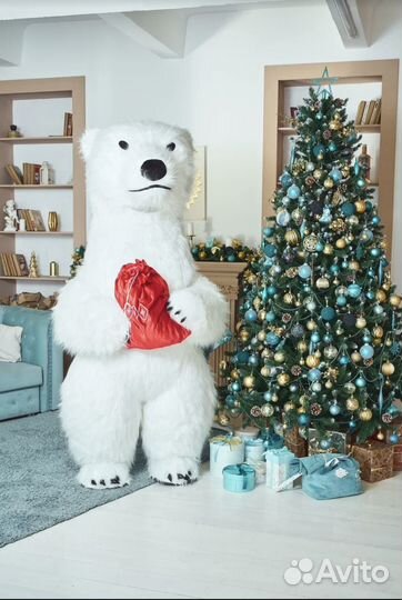 Ростовая кукла Белый Мишка (все районы города)