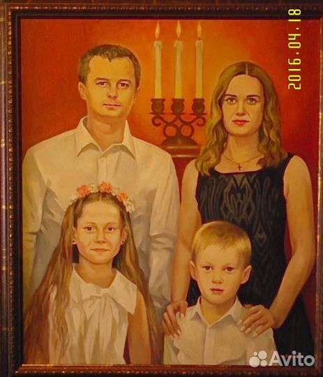 Портреты,виды Оренбурга(масло)