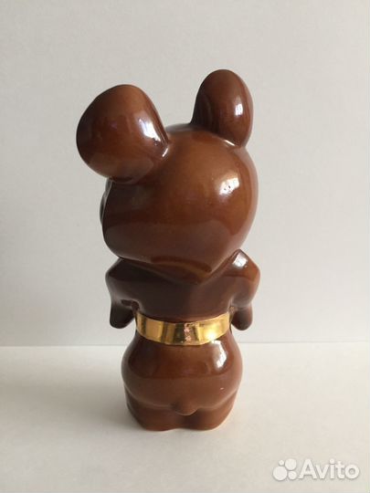 Статуэтка фарфоровая. ''Олимпийский мишка''. СССР