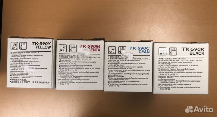 Картриджи оригинальные новые Kyocera TK-590