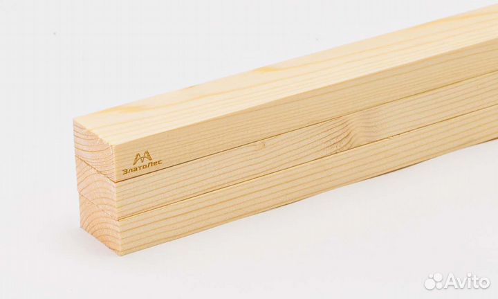 Брусок сухой за м2 30 мм 40 мм 3000 мм, ав