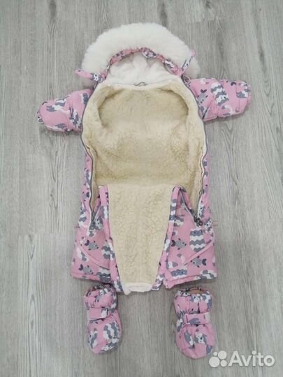 Зимний комбинезон для девочки