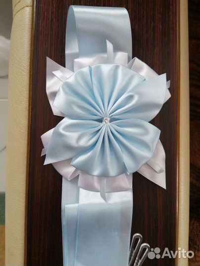 Бант для конверта на выписку