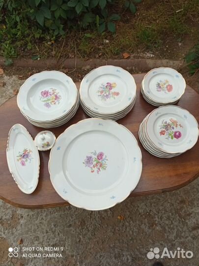 Старые вещи Б/У Столовый сервиз Дулево