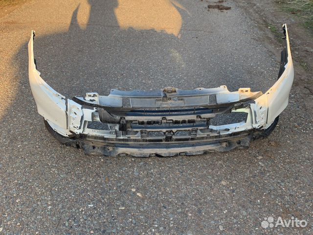 Передний бампер на mitsubishi outlander 3