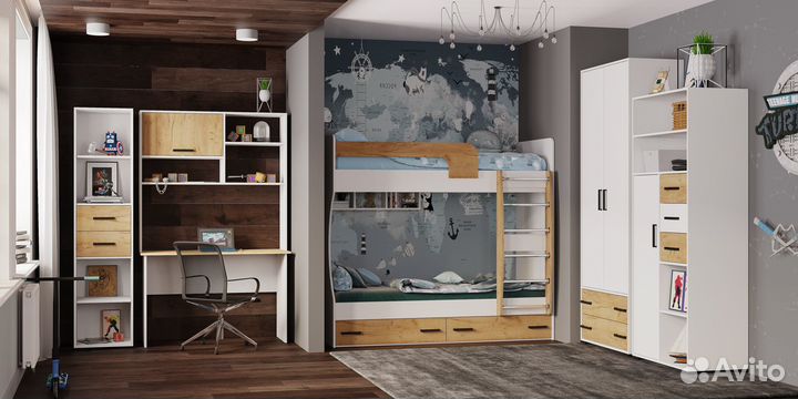 Двухъярусная кровать Лючия