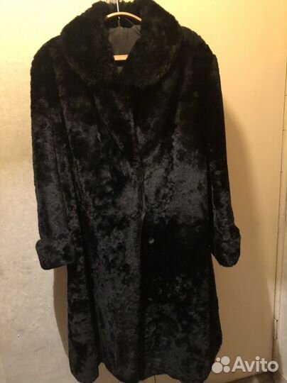 Шуба женская цигейковая натуральная. СССР