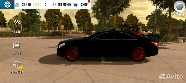 Машина из игры в кар паркинг цлс с мигалками,фсо