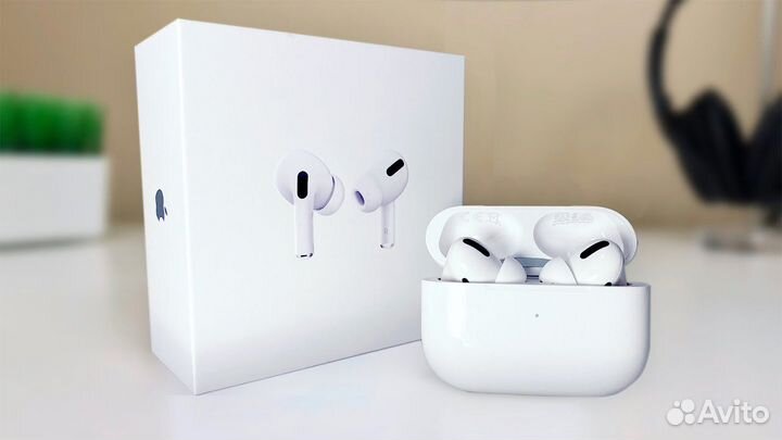 Airpods pro шумоподавление + чехол
