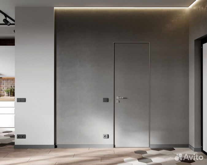 Двери скрытого монтажа под покраску