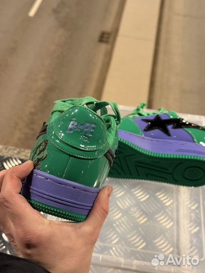 Кроссовки marvel X bape STA force 1 LOW