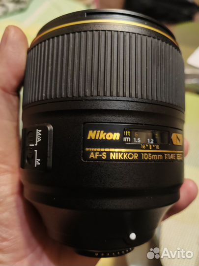 Nikon 105mm 1.4E ED AF-S новый