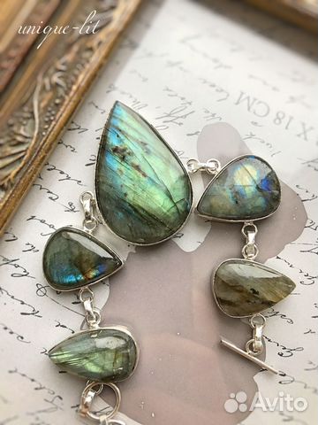 Браслет украшение с Лабрадором/Лабрадоритом