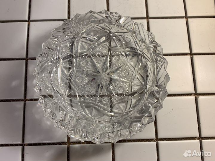 Пепельница хрустальная