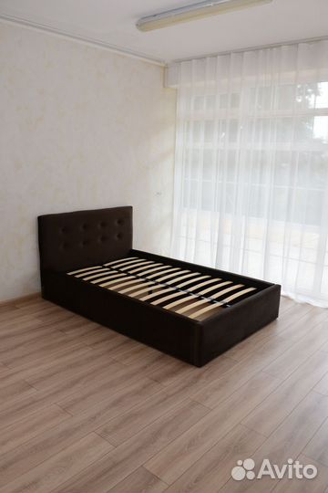 Кровать 120х200 в велюре