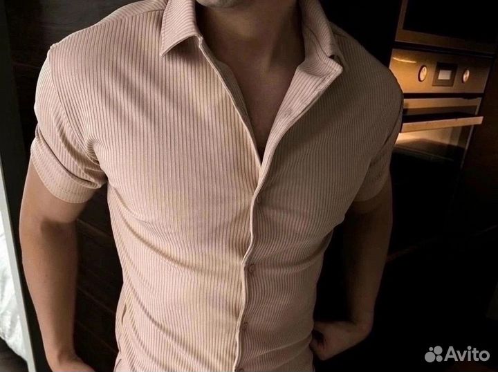 Костюм шорты с рубашкой мужской