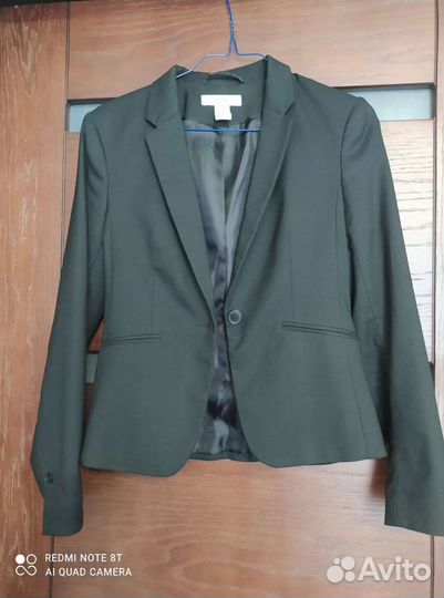 Жакет женский чёрный классический