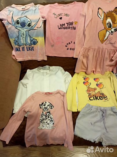 Одежда пакетом на девочку 122 128