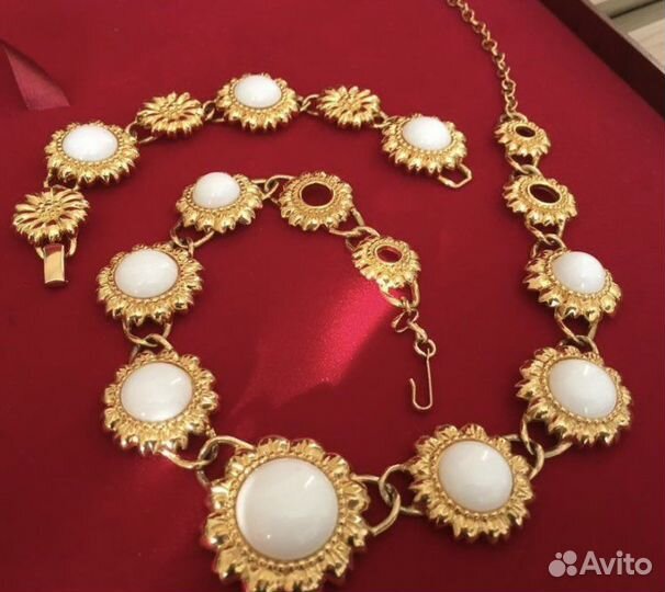 Ожерелье и браслет Trifari винтаж