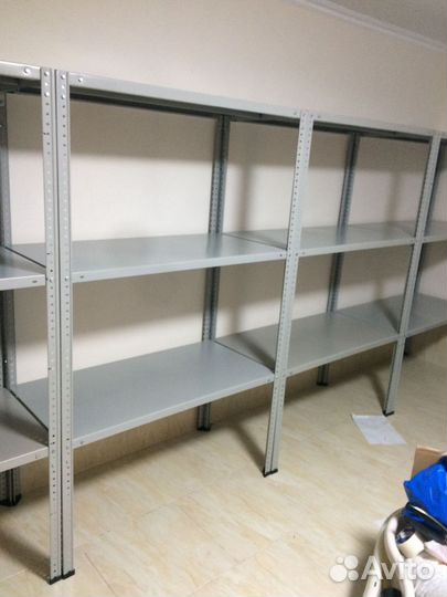 Стеллажи металлические полки