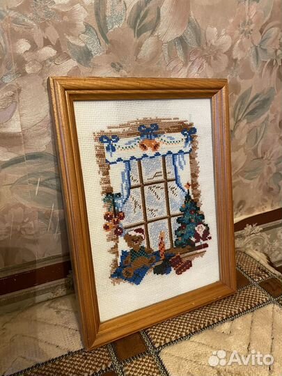 Картина вышитая крестом