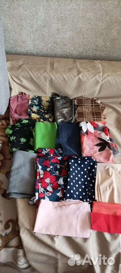 Остатки ткани от шитья