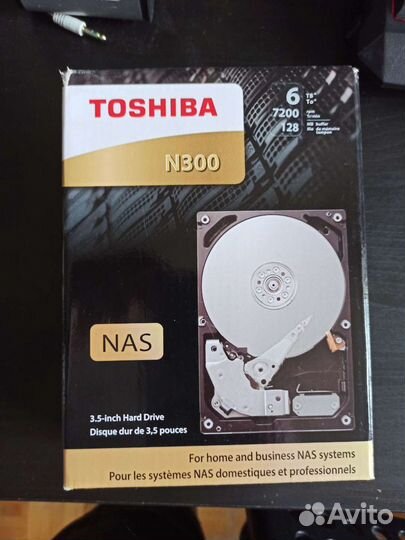 Жёсткий диск, Toshiba n300 6Тб