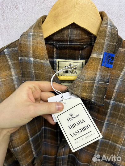Рубашка maison mihara yasuhiro (стиль 2025)