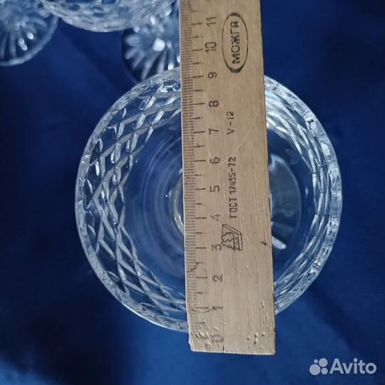 Креманки, салатники, хрусталь. 5шт