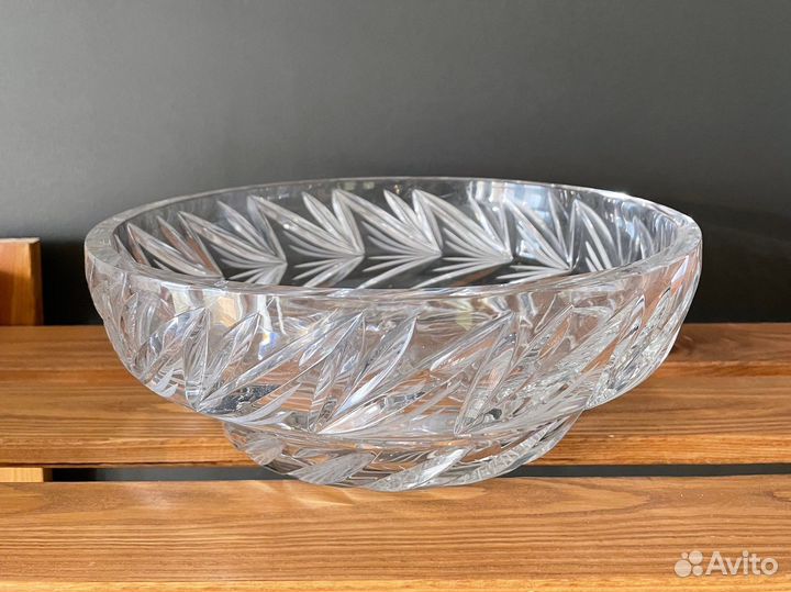 Ваза салатник для сервировки стекло