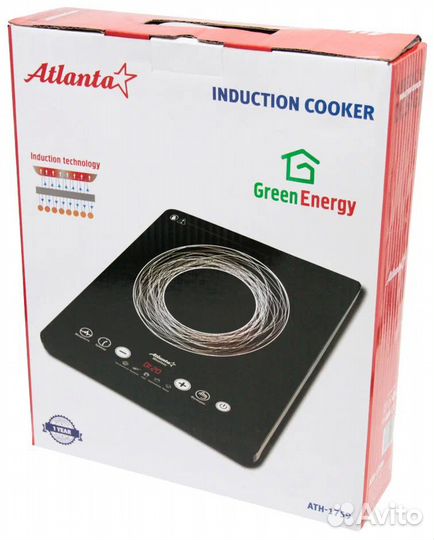 Плитка электрическая Atlanta ATH-1759 индукционная