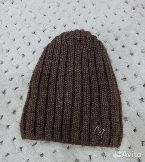 Шапка зимняя вязанная, цвет 