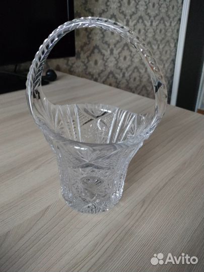 Конфетница хрусталь