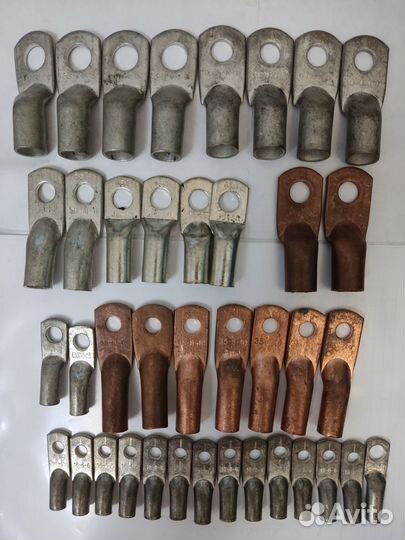 Наконечники медные, Провод алюминиевый пав1х10