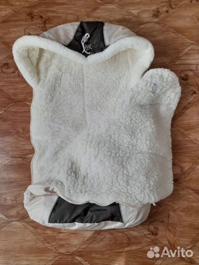 Зимний конверт в коляску