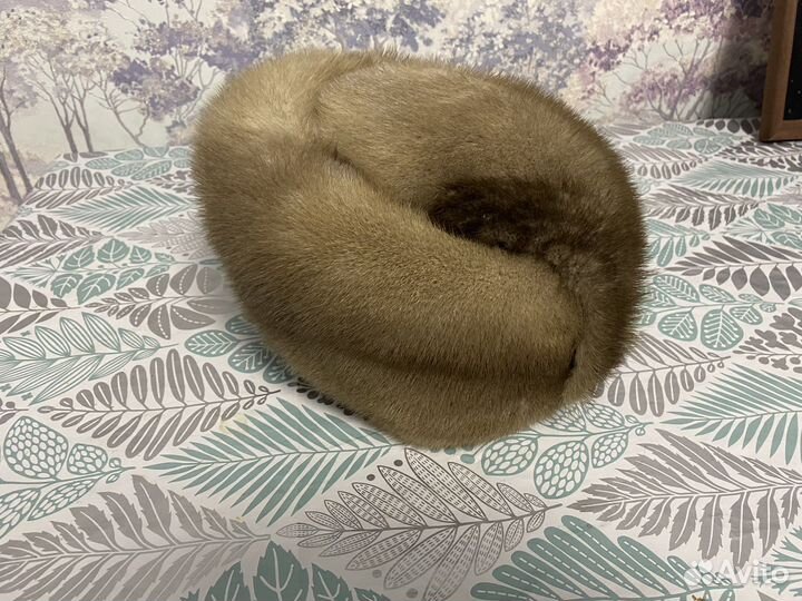 Шапка норковая женская бу 54/55