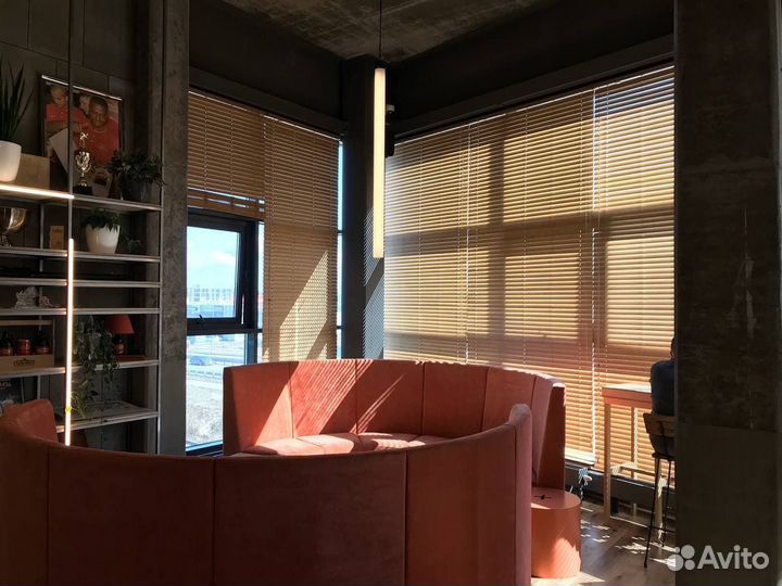 Жалюзи деревянные с пультом ду