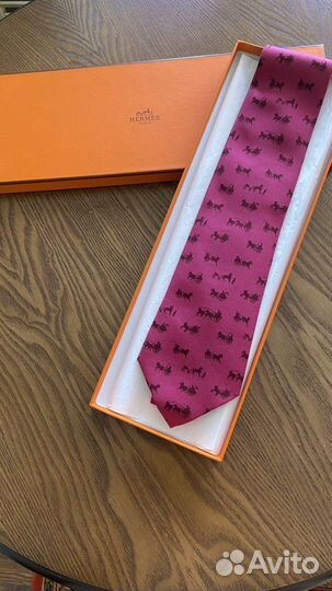 Галстук hermes мужской
