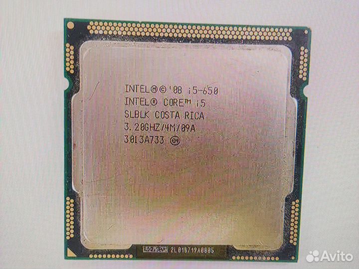 Процессор intel core i5 650 cpu lga1156