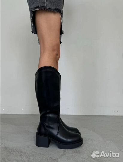 Ботфоты зимние сапоги женские