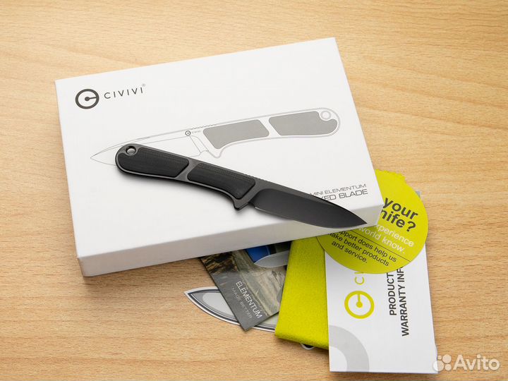 Нож Mini Elementum Fixed Blade Civivi