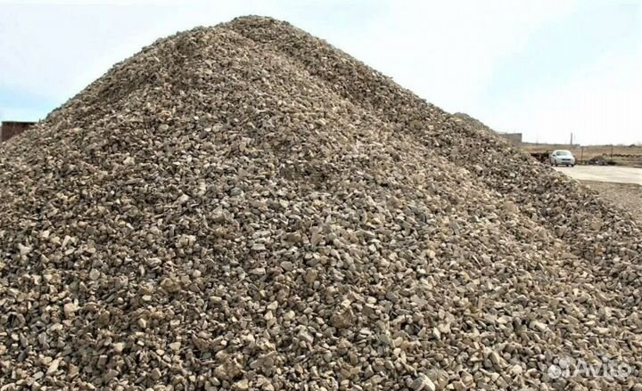 Щебень известковый