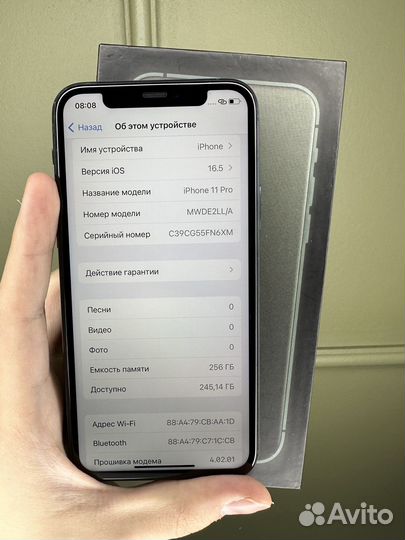 iPhone 11 pro 256gb midnight green Новый/Витринный
